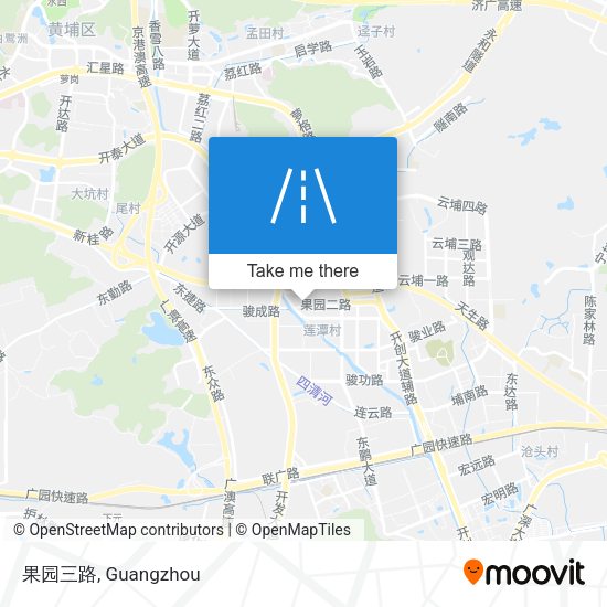 果园三路 map