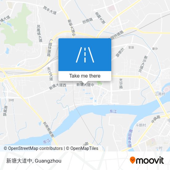 新塘大道中 map