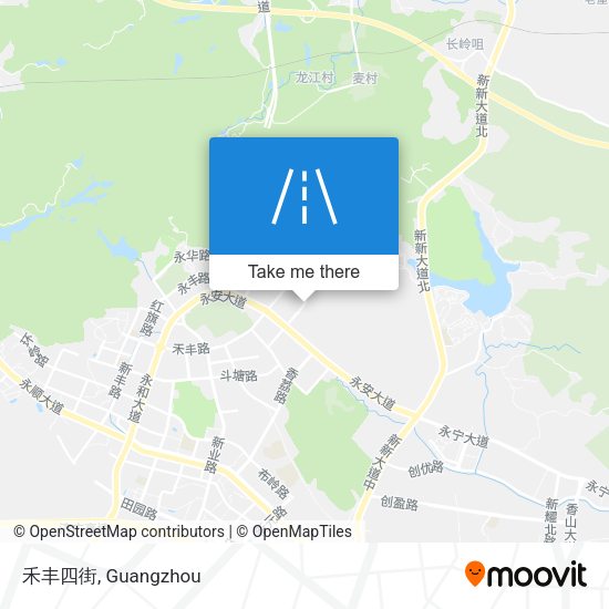 禾丰四街 map