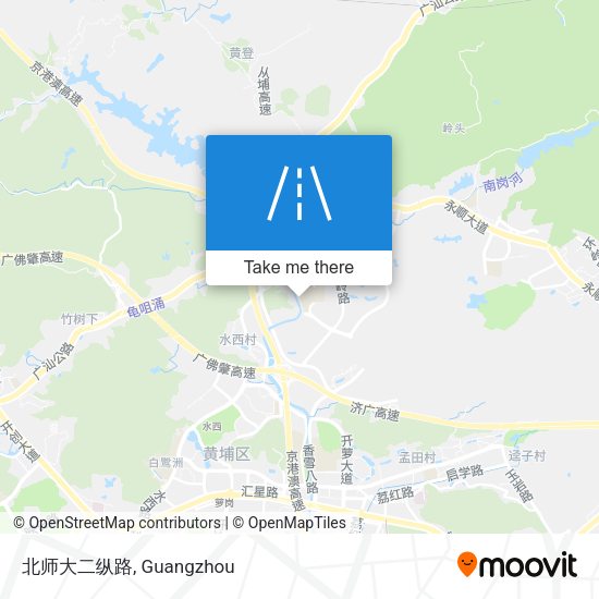 北师大二纵路 map