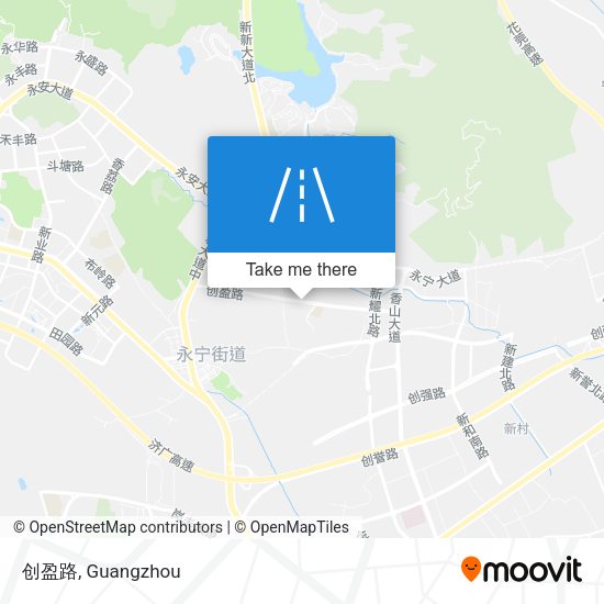 创盈路 map