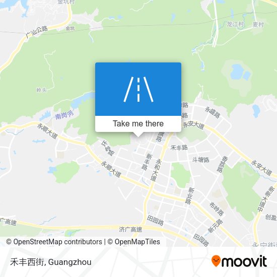 禾丰西街 map