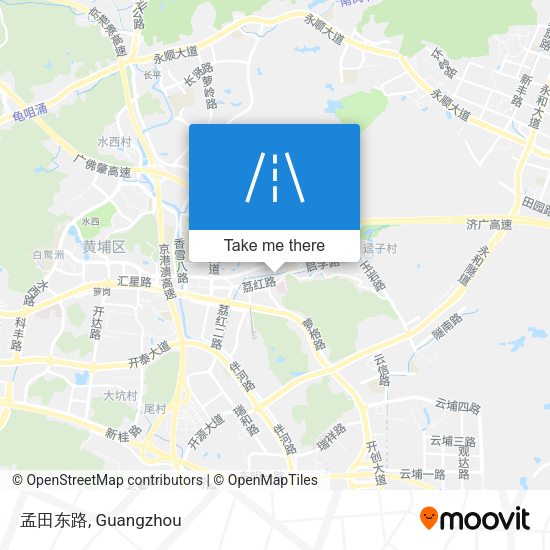 孟田东路 map