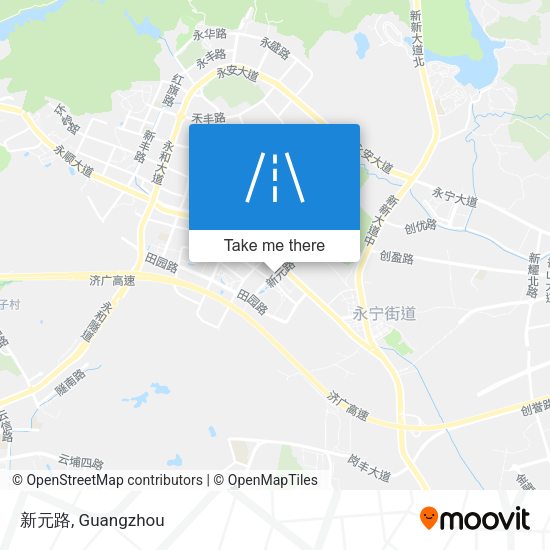 新元路 map
