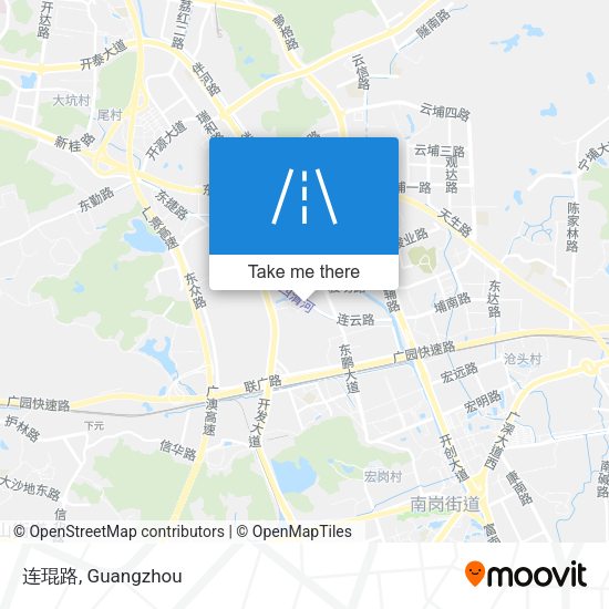 连琨路 map