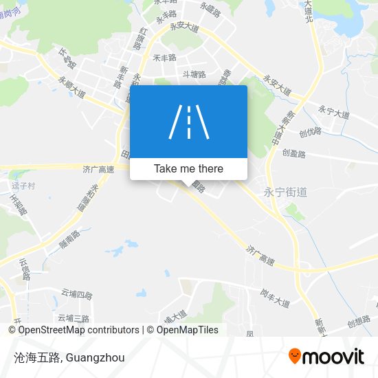 沧海五路 map