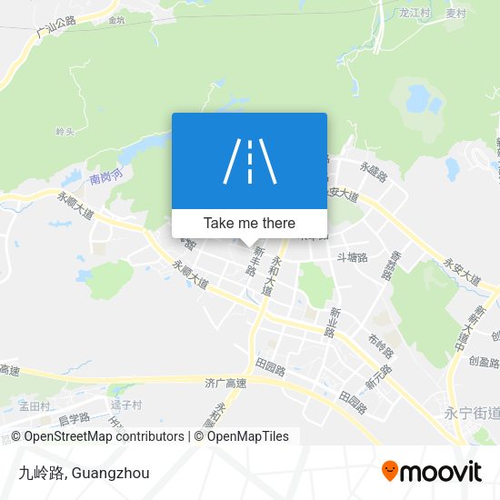 九岭路 map
