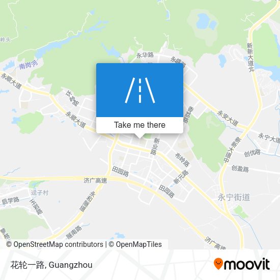 花轮一路 map