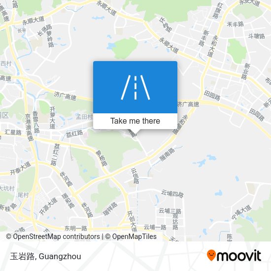 玉岩路 map