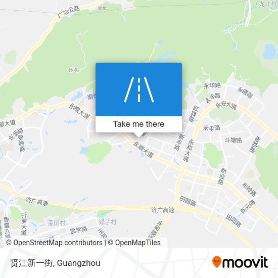 贤江新一街 map
