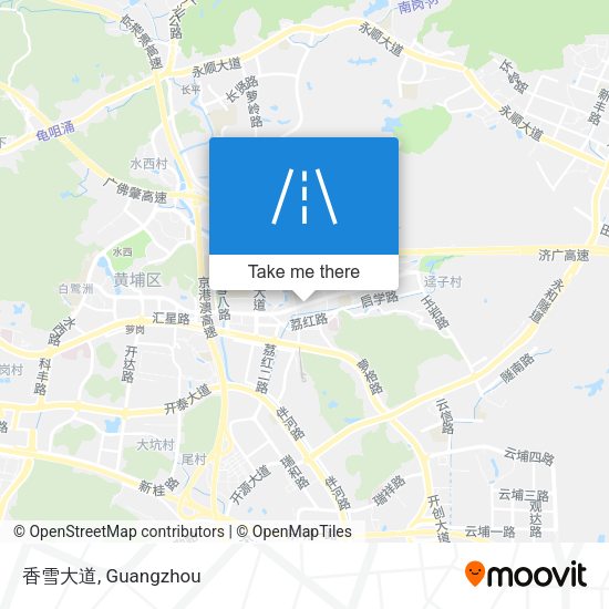 香雪大道 map