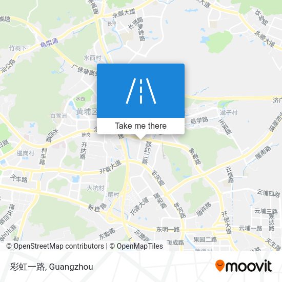 彩虹一路 map
