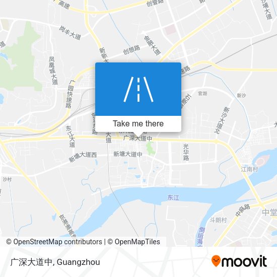广深大道中 map