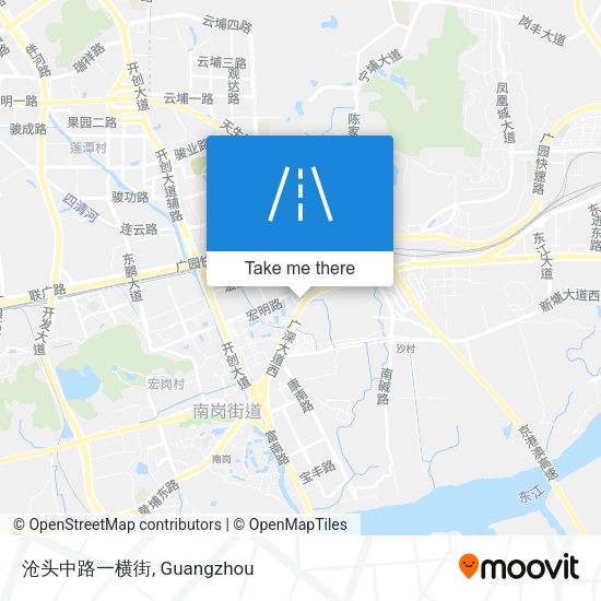 沧头中路一横街 map