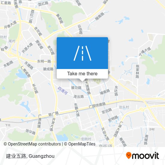 建业五路 map
