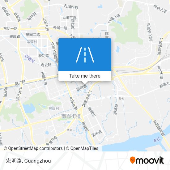 宏明路 map