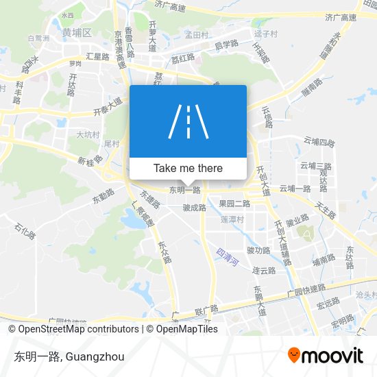 东明一路 map