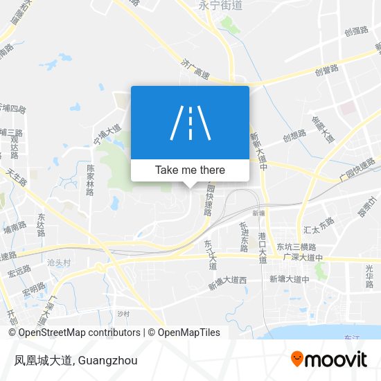 凤凰城大道 map