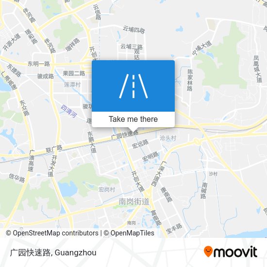 广园快速路 map