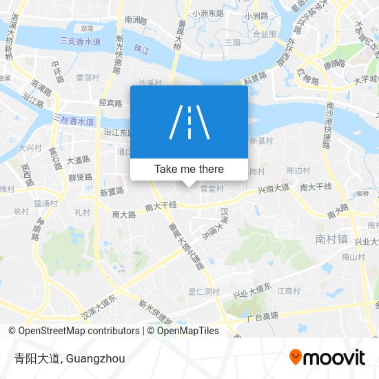 青阳大道 map