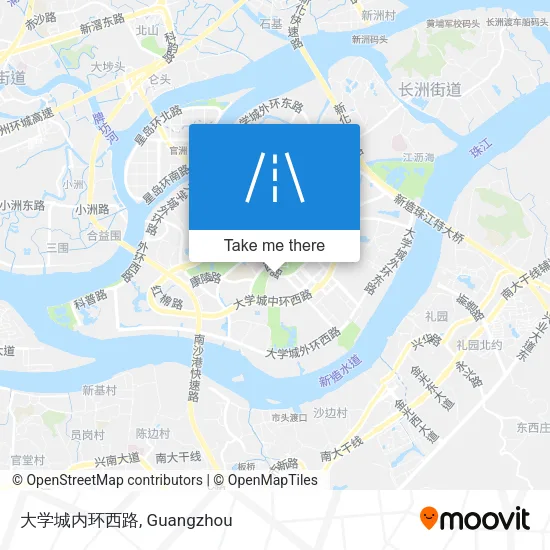 大学城内环西路 map