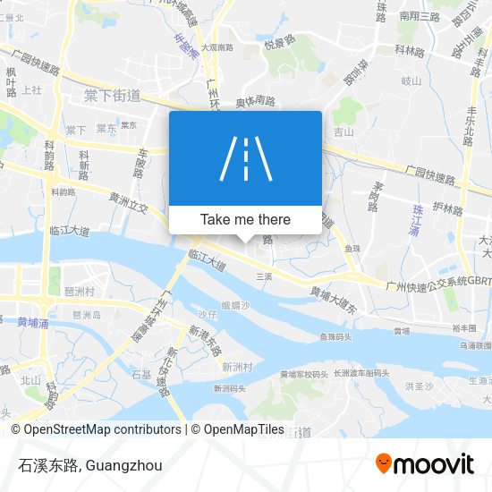 石溪东路 map