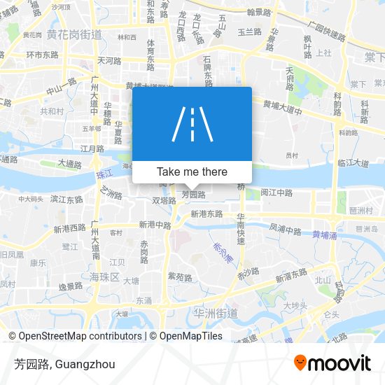 芳园路 map