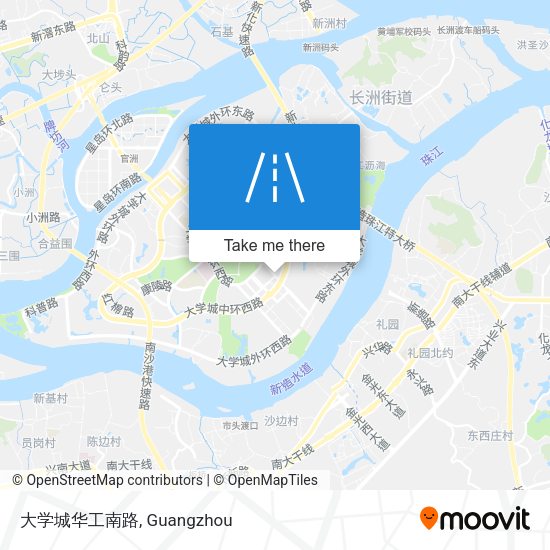 大学城华工南路 map