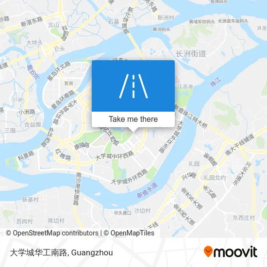 大学城华工南路 map