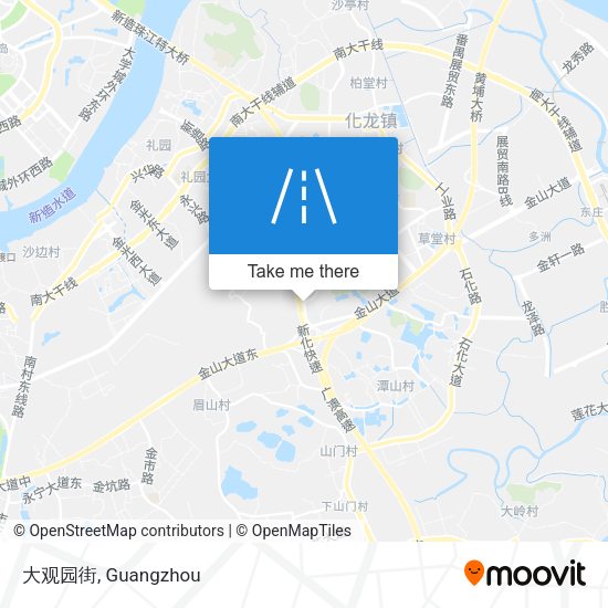 大观园街 map