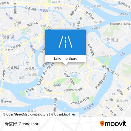 青蓝街 map