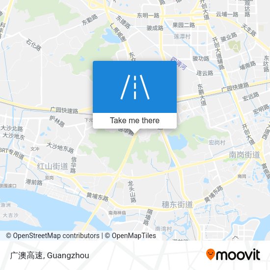 广澳高速 map