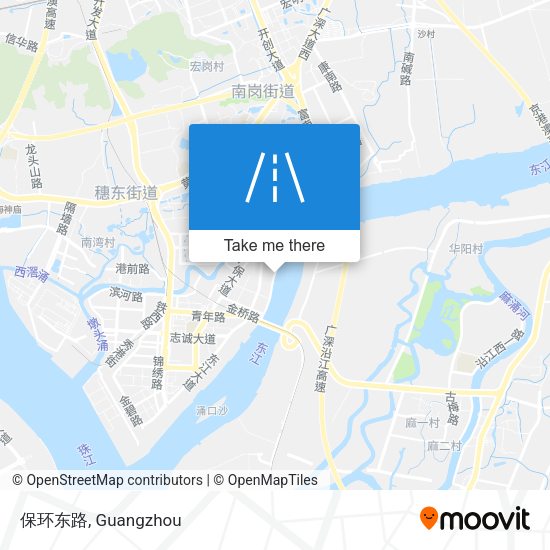 保环东路 map