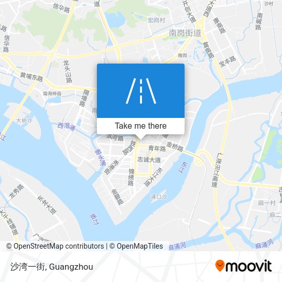 沙湾一街 map