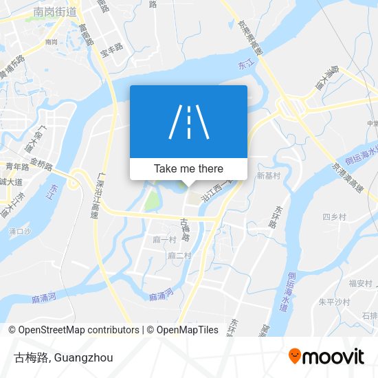 古梅路 map