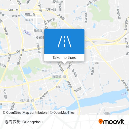 春晖四街 map