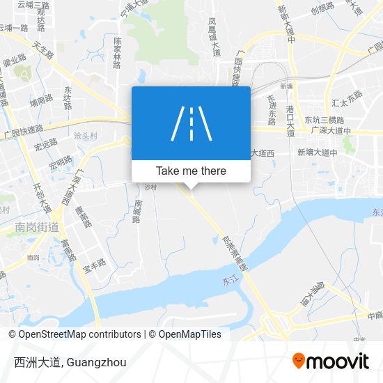 西洲大道 map