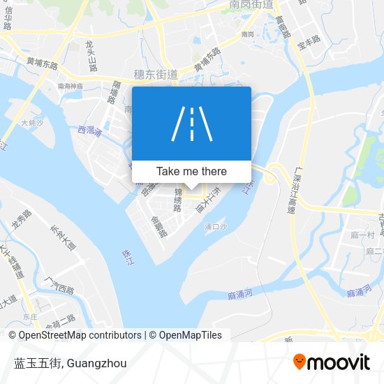 蓝玉五街 map