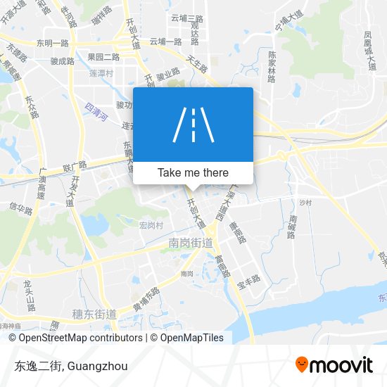 东逸二街 map