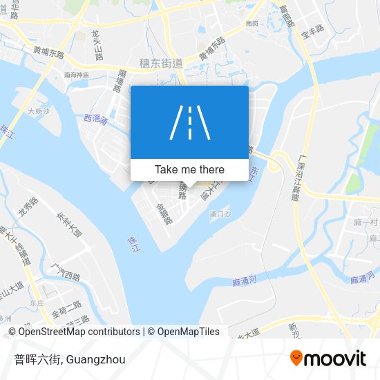 普晖六街 map