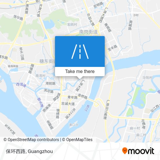 保环西路 map