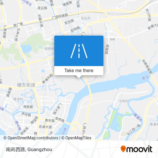 南岗西路 map