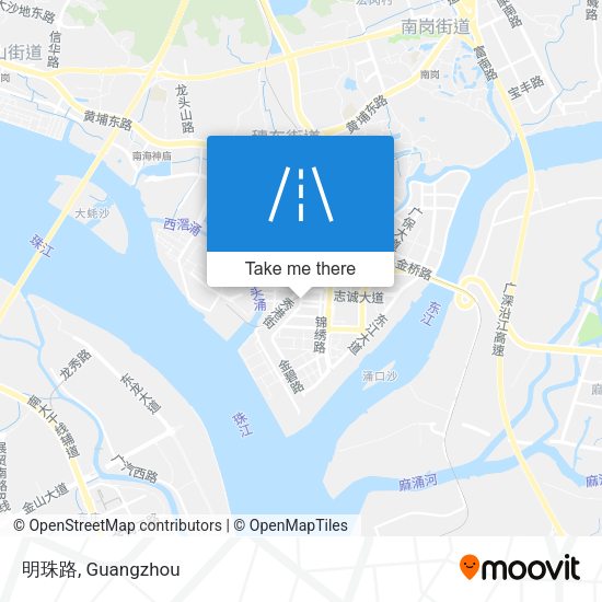 明珠路 map