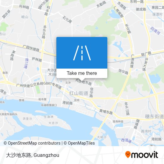 大沙地东路 map