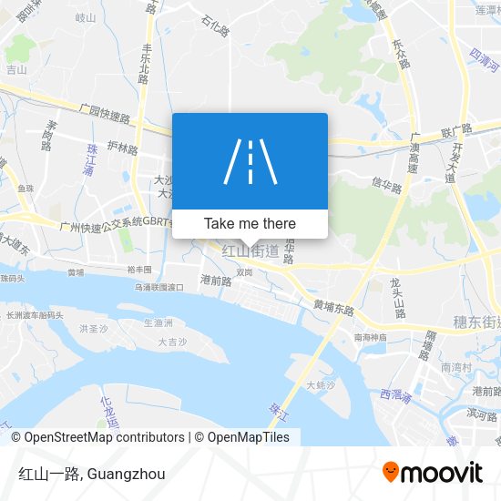红山一路 map