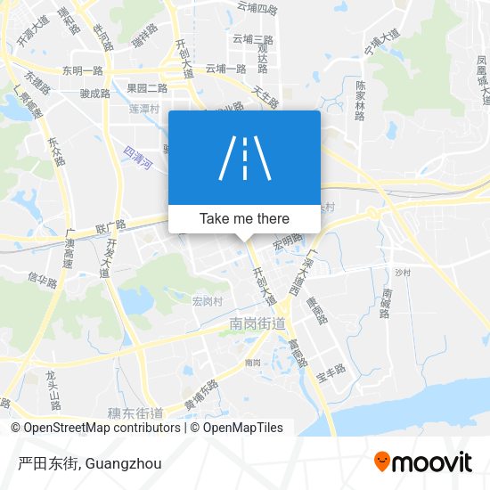 严田东街 map