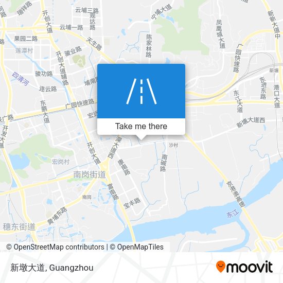 新墩大道 map