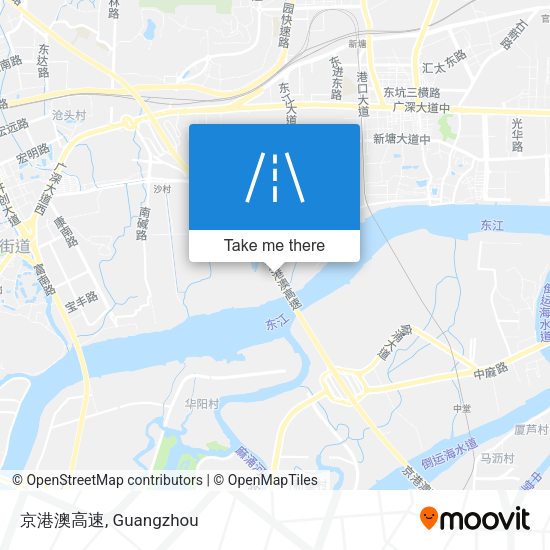 京港澳高速 map