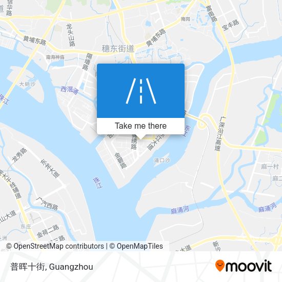 普晖十街 map