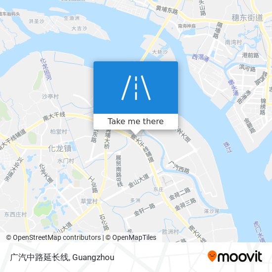 广汽中路延长线 map